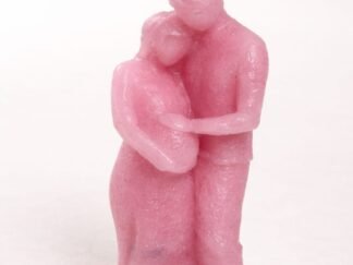 Vela artesanal Pareja Embarazada Rosa