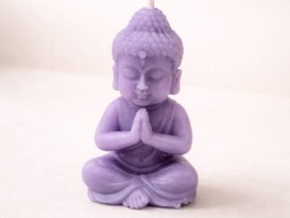 Vela artesanal Buda Meditando Violeta