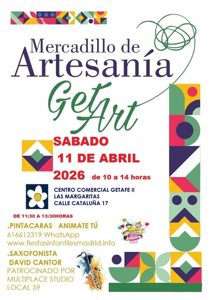 Mercadillo de artesania GetArt 11 de Abril