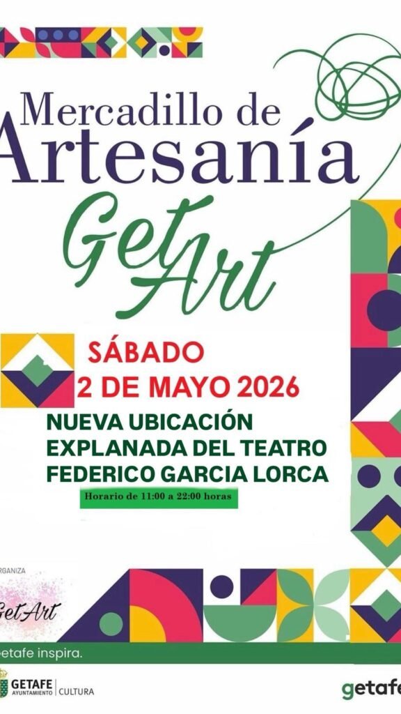 Mercadillo Teatro Federico García Lorca Getafe 2 de Mayo