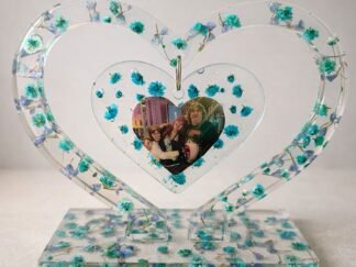 Marco de corazón personalizado con foto