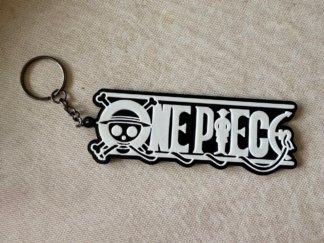 Llavero One Piece Blanco y Negro