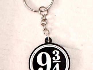 Llavero Andén 9¾ Negro