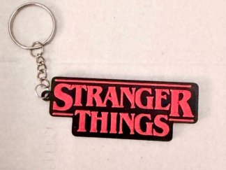 Llavero Stranger Things Negro y Rojo