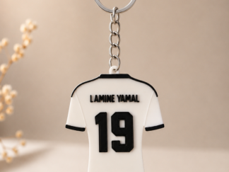 Llavero Camiseta España Lamine Yamal Nº19 Blanca